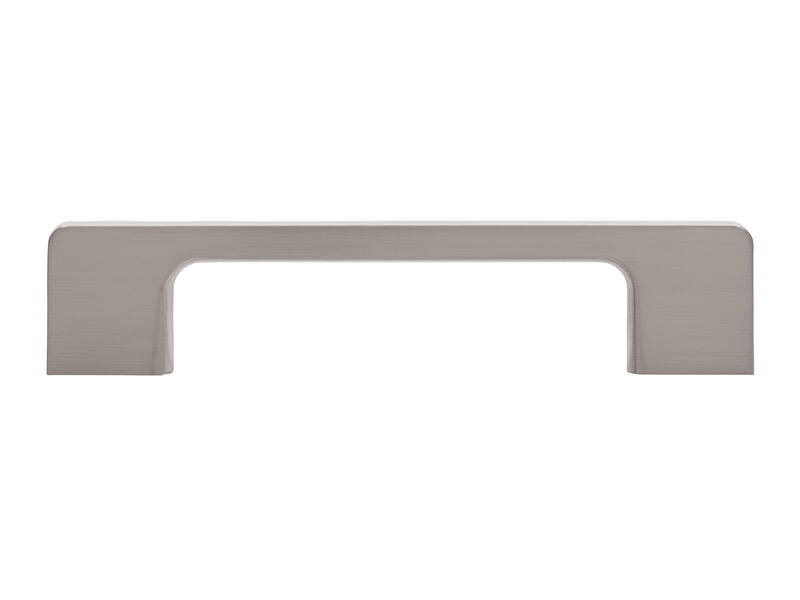 Meubelgreep RVS look recht 128mm 140x9x30mm