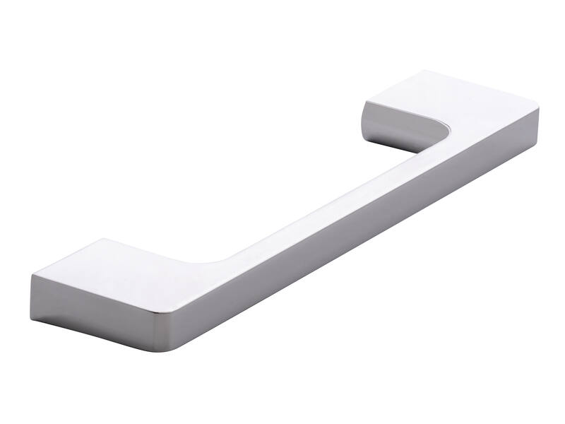 Meubelgreep chroom recht 128mm 140x9x30mm
