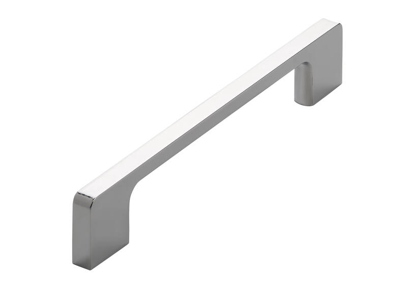 Meubelgreep chroom recht 160mm 172x9x30mm