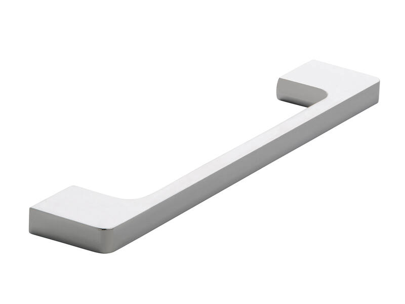 Meubelgreep chroom recht 160mm 172x9x30mm