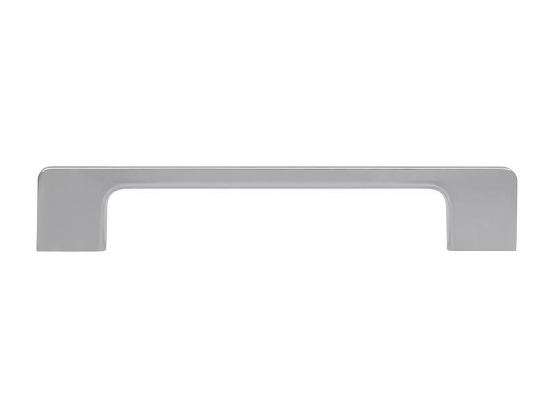 Meubelgreep chroom recht 160mm 172x9x30mm