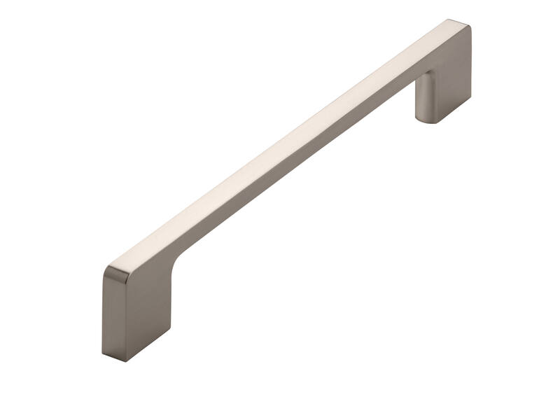 Meubelgreep RVS look zamac 192mm 204x9x30mm