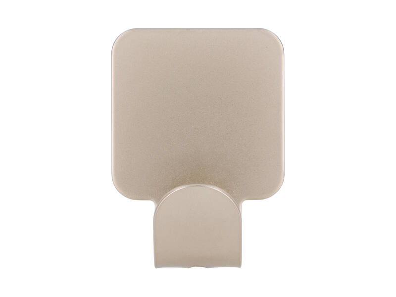 Haak mat nikkel vierkant zelfklevend 41x30x17mm