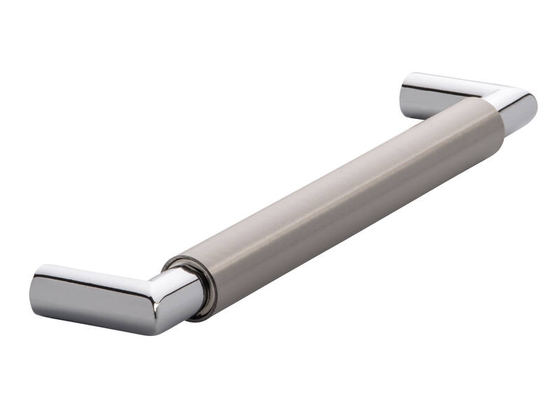 Meubelgreep RVS look Bauhaus 160mm 172x16x37mm