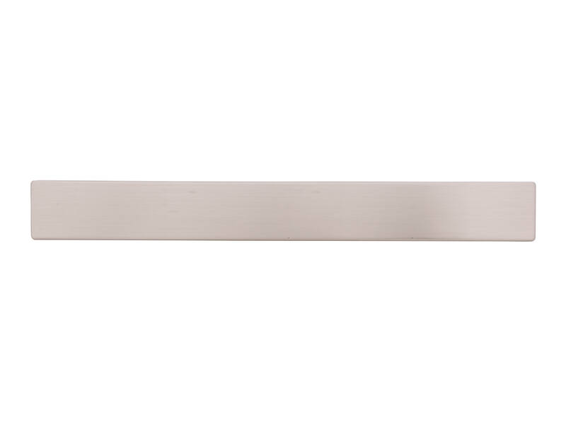 Meubelgreep RVS look zamac recht 128mm 162x20x27mm