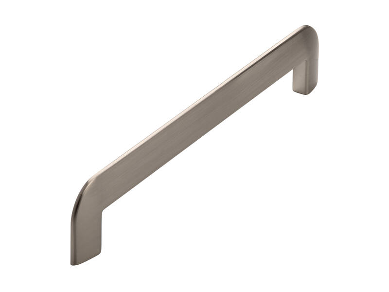 Meubelgreep RVS look plat 160mm 182x8x33mm