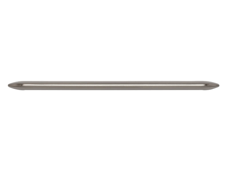 Meubelgreep RVS look plat 160mm 182x8x33mm