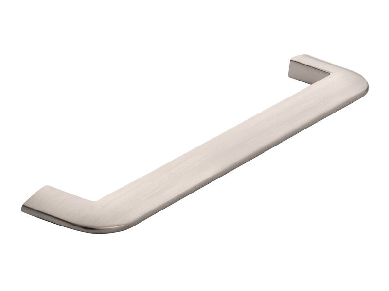 Meubelgreep RVS look plat 160mm 182x8x33mm