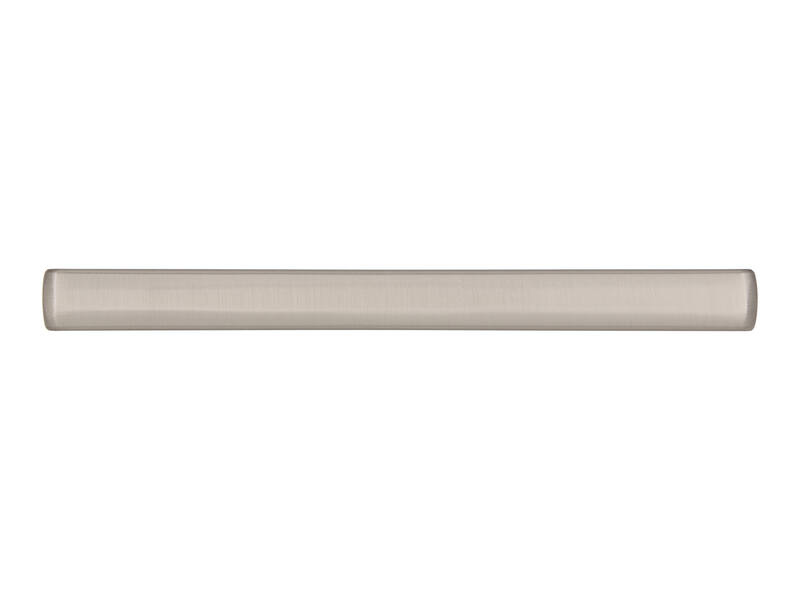 Meubelgreep RVS look hoekig 96mm 104x10x36mm