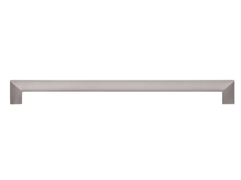 Meubelgreep RVS look hoekig 320mm 328x10x36mm
