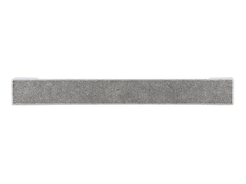 Meubelgreep antiek ijzer look zamac recht 128mm 162x20x27mm
