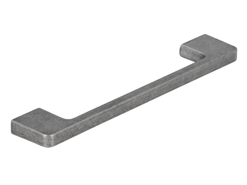 Meubelgreep tin look recht 160mm 172x9x30mm