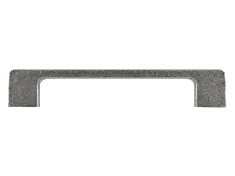 Meubelgreep tin look recht 160mm 172x9x30mm