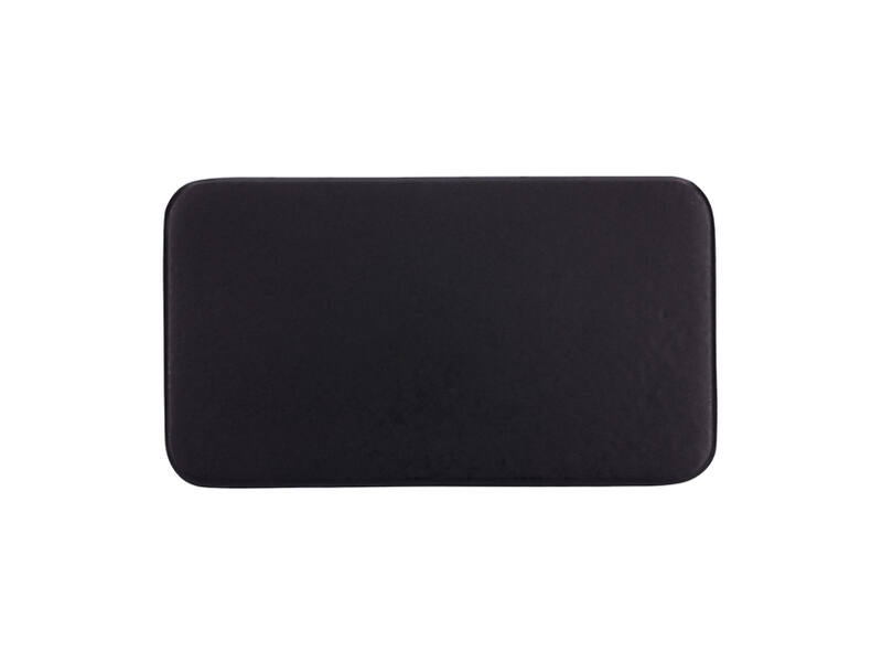 Meubelknop Zwart metaal rechthoek 58X33X22 mm