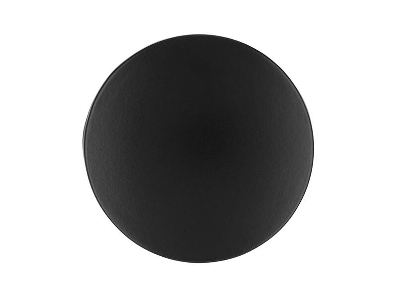 Meubelknop Zwart metaal rond 30mm