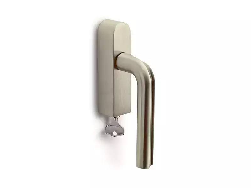 Draaikiep raamkruk Champagne PVD David Rockwell Eclipse DR100-DKLOCK-O Rechts Afsluitbaar