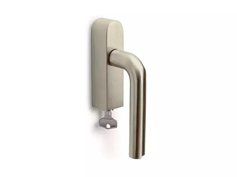Draaikiep raamkruk Champagne PVD David Rockwell Eclipse DR101-DKLOCK-O Rechts Afsluitbaar