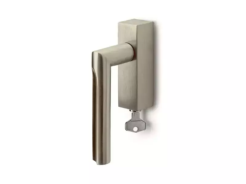 Draaikiep raamkruk Champagne PVD David Rockwell Eclipse DR103-DKLOCK Links Afsluitbaar