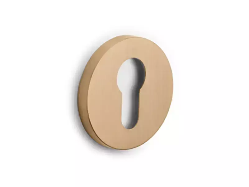 Profielcilinderrozet Licht brons PVD David Rockwell Eclipse DRY53