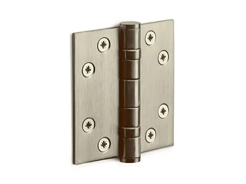 Kogellagerscharnier Champagne PVD Platklop LBS7676 76x76mm