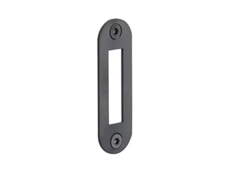 Sluitplaat Kastslot Gunmetal PVD LBSPAK 24x70mm - afgerond