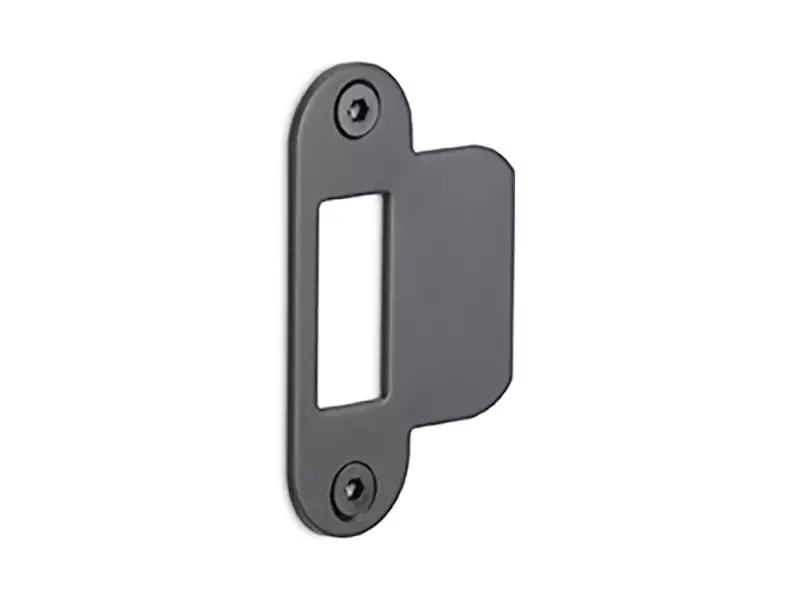 Sluitplaat Loopslot Gunmetal PVD LBSPA-SFC 24x70mm - afgerond