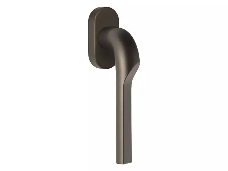 Draaikiep raamkruk Brons Formani Gensler Rivio GL100-DK-O links