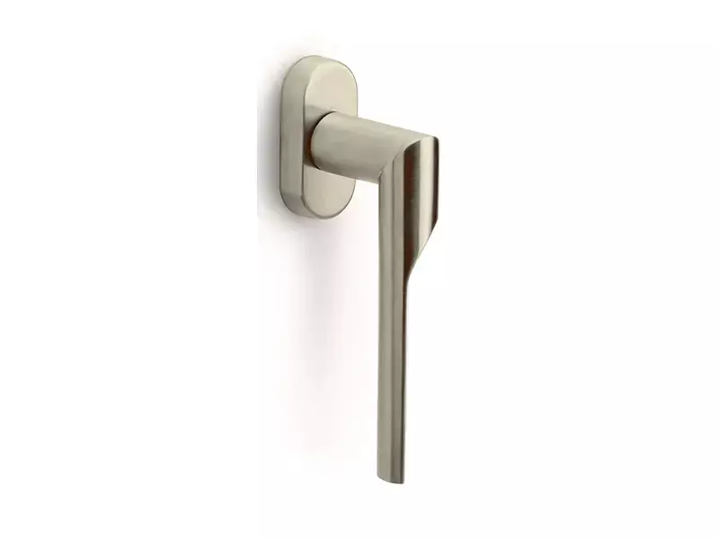 Draaikiep raamkruk Champagne PVD Gensler Rivio GL101-DK-O links