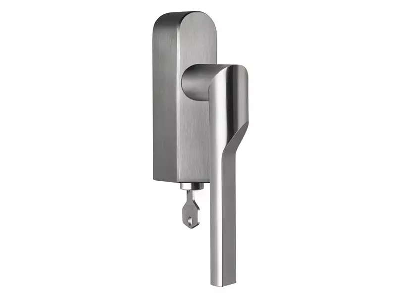 Draaikiep raamkruk RVS Formani Gensler Rivio GL101-DKLOCK-O links