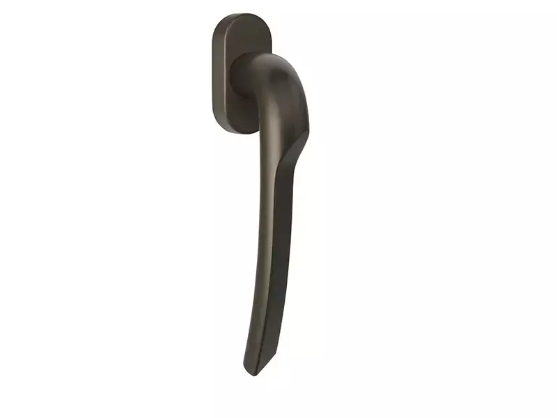 Draaikiep raamkruk Brons Formani Gensler Rivio GL102-DK-O links