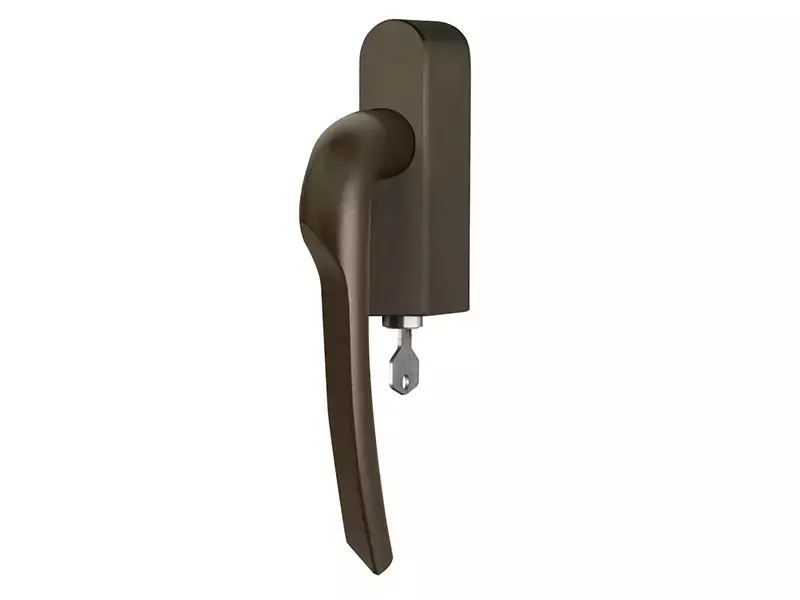 Draaikiep raamkruk Brons Formani Gensler Rivio GL102-DKLOCK-O rechts