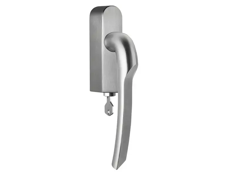 Draaikiep raamkruk RVS Formani Gensler Rivio GL102-DKLOCK-O links