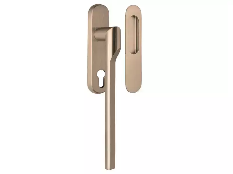 Hefschuifdeurbeslag PVD licht brons Formani Gensler Rivio GL231Y PC69