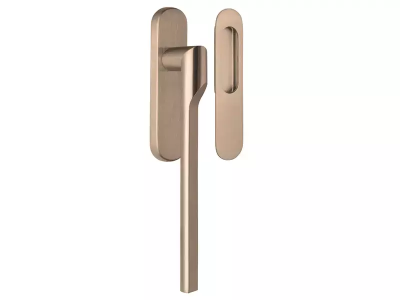 Hefschuifdeurbeslag PVD licht brons Formani Gensler Rivio GL231 Blind
