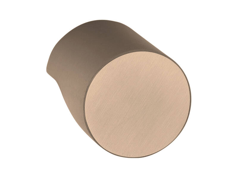 Meubelknop PVD licht brons Formani Gensler Rivio GL24M - Rond 24mm