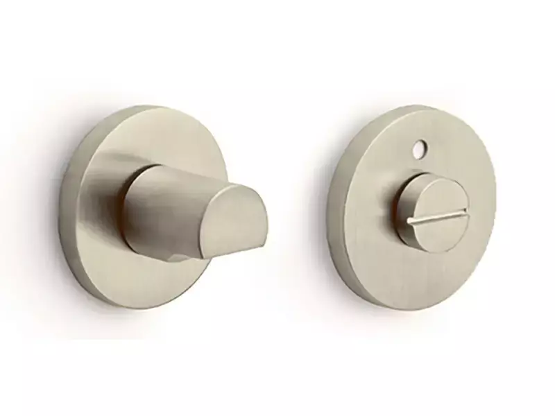 WC-sluiting Champagne PVD Gensler Rivio GLWC53 rood-wit indicatie rond 53mm