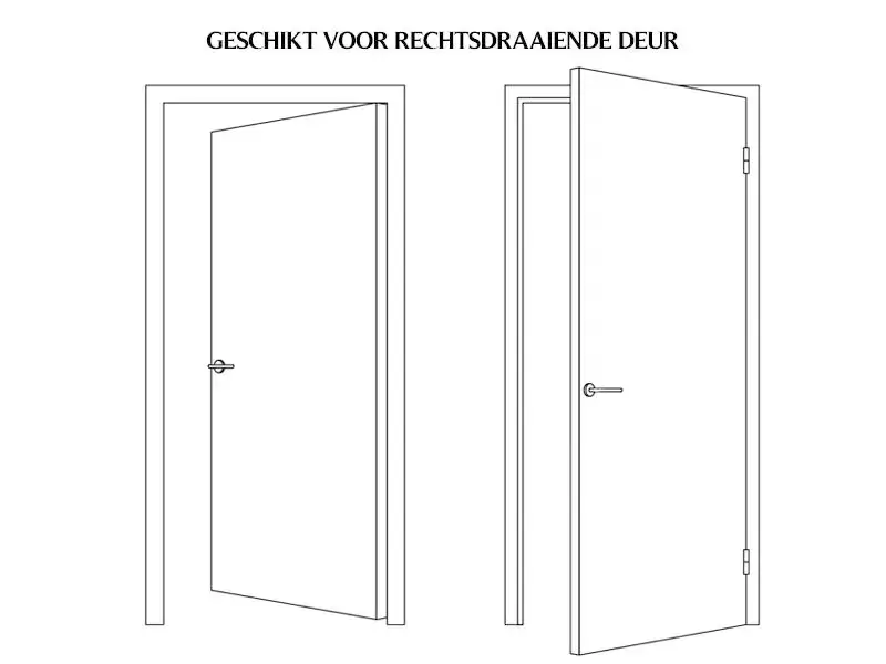 Gatdeel Rechts Brons Bertram Beerbaum Tense op geveerd rozet BB100-G