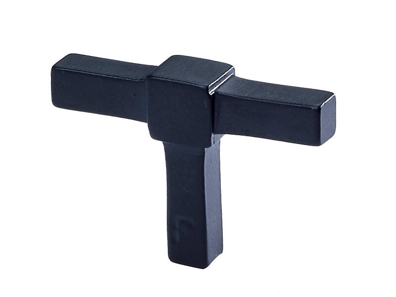 Meubelknop Zwart Jolie Cross 50mm