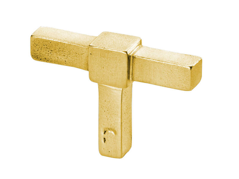 Meubelknop Messing Jolie Cross 50mm