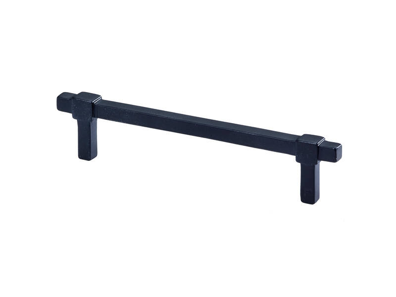 Meubelgreep Zwart Jolie Cross 160mm, hoh 128mm