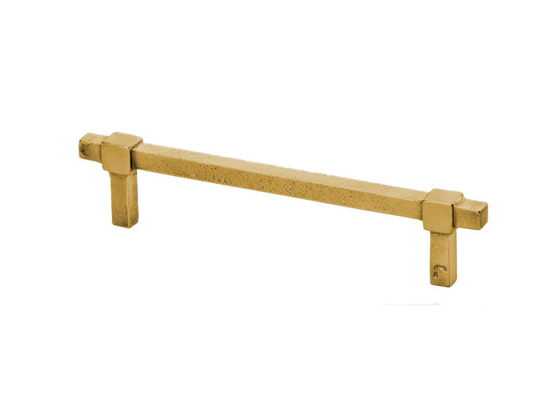 Meubelgreep Messing Jolie Cross 160mm, hoh 128mm