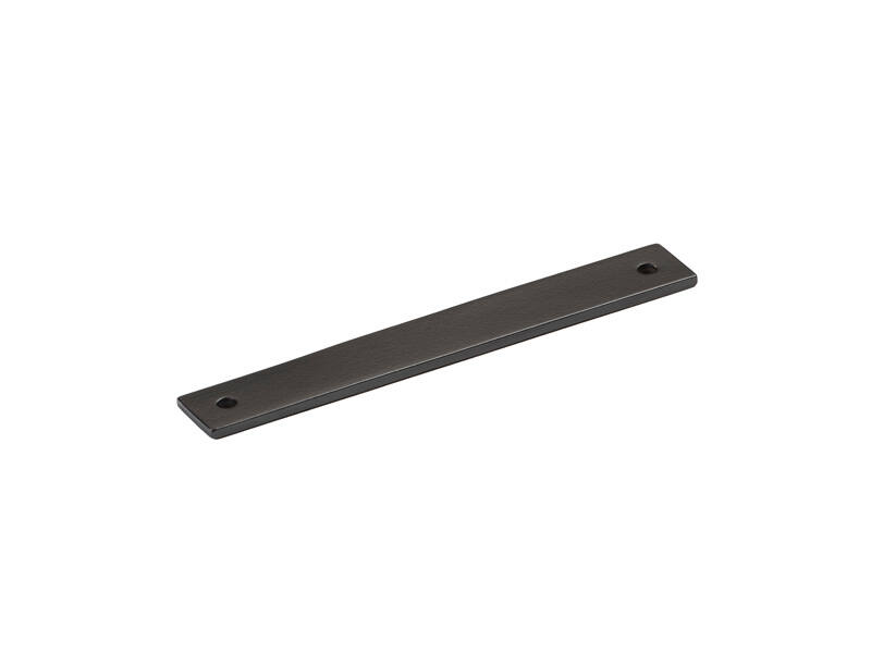 Achterplaat voor meubelgreep Essence Zwart 138mm, hoh 128mm