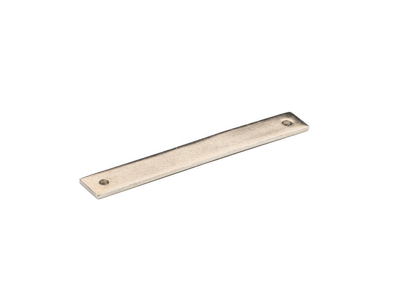 Achterplaat voor meubelgreep Essence Verzilverd 138mm, hoh 128mm