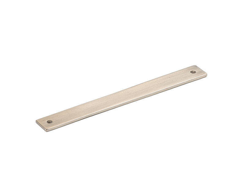 Achterplaat voor meubelgreep Essence Verzilverd 170mm, hoh 160mm