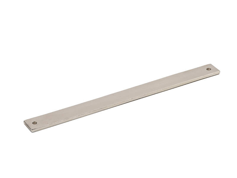Achterplaat voor meubelgreep Essence Verzilverd 234mm, hoh 224mm