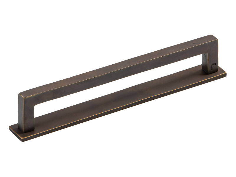 Achterplaat voor meubelgreep Essence Verbronsd 170mm, hoh 160mm