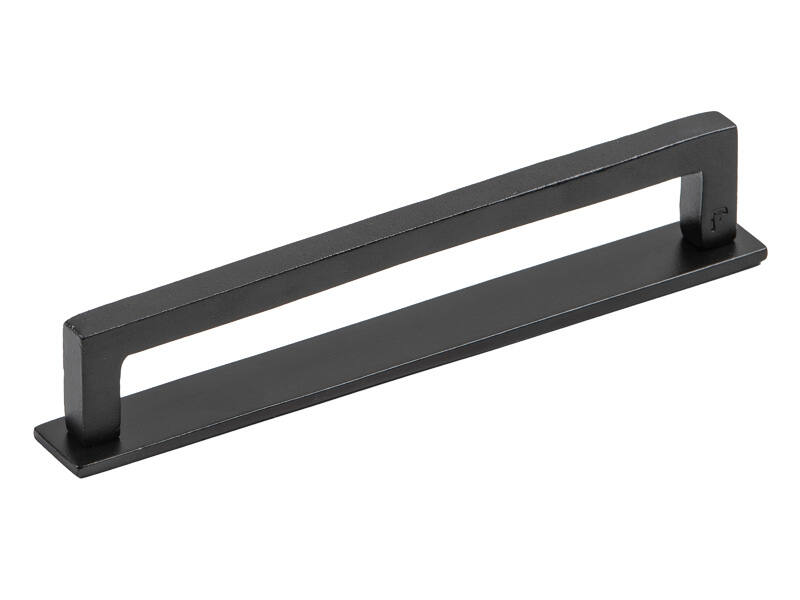 Achterplaat voor meubelgreep Essence Zwart 170mm, hoh 160mm