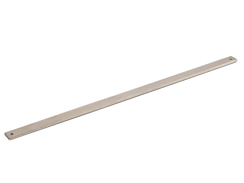 Achterplaat voor meubelgreep Essence Verzilverd 490mm, hoh 480mm