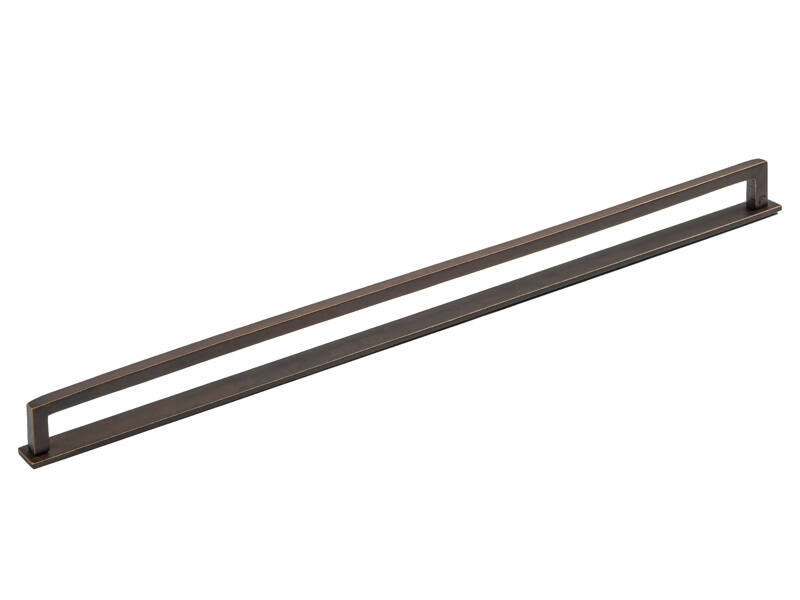 Achterplaat voor meubelgreep Essence Verbronsd 490mm, hoh 480mm