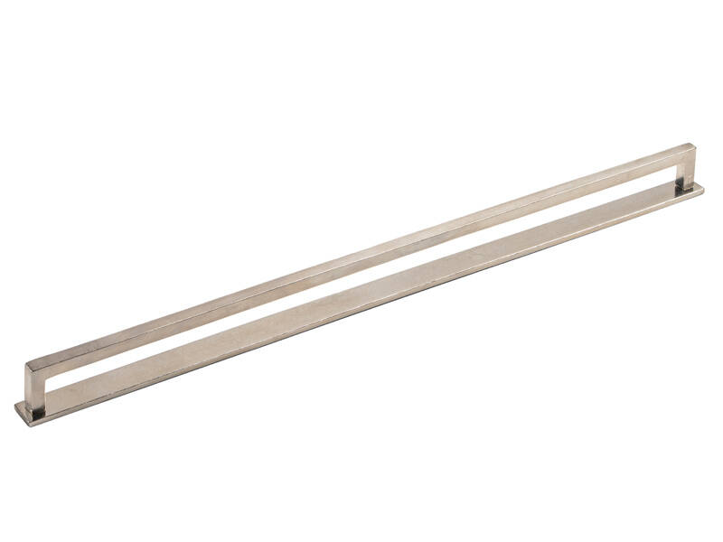 Achterplaat voor meubelgreep Essence Verzilverd 490mm, hoh 480mm